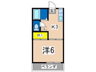 第二カトレアハイツの物件間取画像